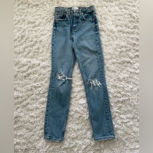 Zara Ripped Skinny Jeans - Sz 00